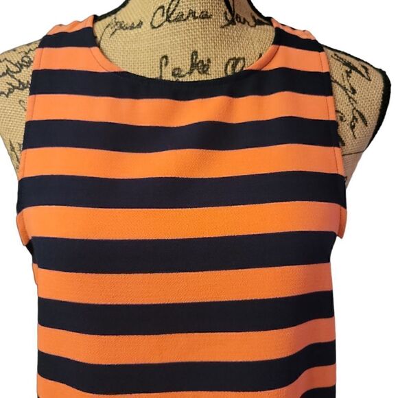 Everly Pink and Blue Striped Dress Size M - Picture 3 of 7